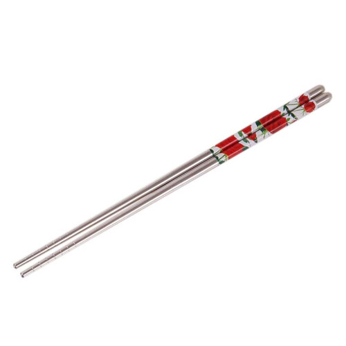 PRETXORVE Ανοξείδωτα Chopsticks Επαναχρησιμοποιήσιμα Πολύχρωμα 304Μεταλλικά Chopsticks 1