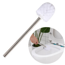 1er-Pack Haushalts-WC-Bürste – WC-Reinigungsbürsten aus Edelstahl, robuste WC-Scheuerbürsten aus Kunststoff für die Badreinigung
