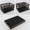 4-Pack 42 L Plastic Folding Storage Crate, Collapsible Storage Basket Crate 4