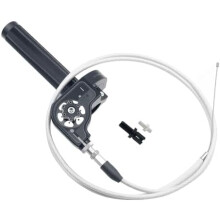7/8" 22mm CNC Aluminum Quick Twister Throttle Grip with Cable, compatible with KLX, CR, CRF, EXC, XR, CRF50/110/125/230/250, Dirt Bike, Pit Bike,