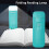 Lampe de lecture LED rechargeable USB avec clip et bras flexible 5