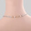 Collana/bracciale di prolunga placcato oro rosa con cristalli 6