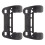 Road Bike Pump Holder Frame Mounted 2 Pcs Black 1