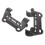 Road Bike Pump Holder Frame Mounted 2 Pcs Black 7