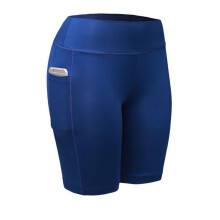 Pantaloni scurți sport de compresie pentru femei pentru alergare, fitness