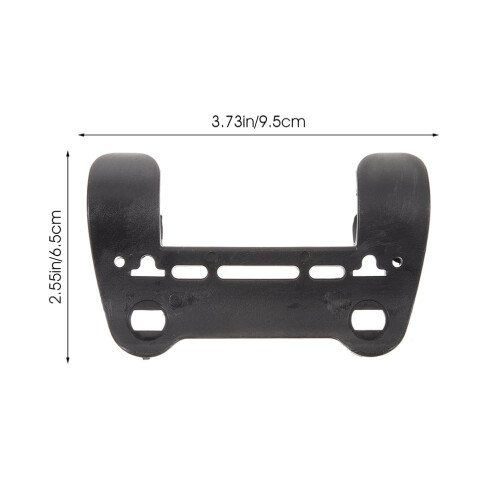 Road Bike Pump Holder Frame Mounted 2 Pcs Black 1