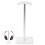 YEAHIBABY Headsetstativ, hvit aluminiumslegering, ABS-materiale, sklisikker base, elegant 1