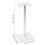 YEAHIBABY Headsetstativ, hvit aluminiumslegering, ABS-materiale, sklisikker base, elegant 4