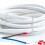Mental Wire Tie Cable Management 20Pcs Silver Stainless Steel 8