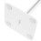 YEAHIBABY Headsetstativ, hvit aluminiumslegering, ABS-materiale, sklisikker base, elegant 2