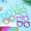 Plastic ringrietjes voor feestjes, 24 stuks 4
