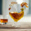 Rooster Whiskey Decanter1000ml 2
