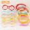 Plastic ringrietjes voor feestjes, 24 stuks 8