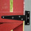 deck gate hinge 6Pcs Black Galvanized Iron T Shape Hinges for Barn Door 5 Inch 8