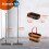 Sponge Mop and Bucket Set Foldable Black Orange 1