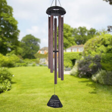 Carillon éolien extérieur de 91 cm (36 po) au son grave et élégant, idéal pour jardin et terrasse.