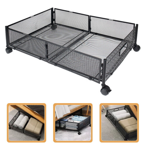 Bed Storage Organizer Under Bed Storage Container Foldable Under Bed Holder
