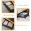 Bed Storage Organizer Under Bed Storage Container Foldable Under Bed Holder 5