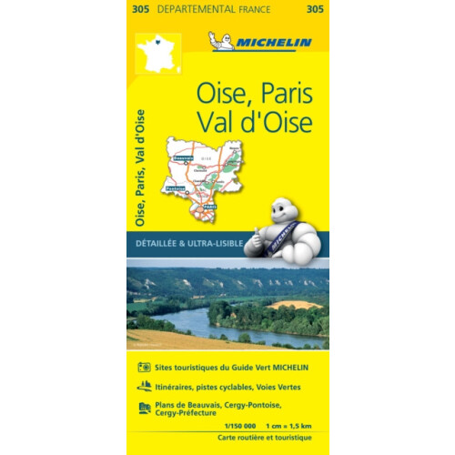 Oise Paris ValdOise Michelin Local Map 305 by Michelin Other Book