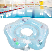 Ceinture de natation gonflable en PVC pour nouveau-né et bébé, dauphin bleu, sûre et réglable