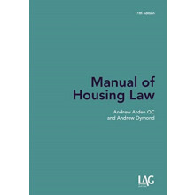 Manual of Housing Law 11th edition by Andrew Dymond Paperback Book
