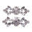 2Paren Glinsterende Crystal Clips Decoratie Dames 1