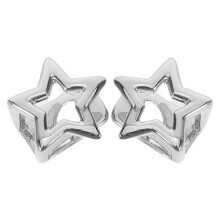 4Pcs Silver Metal Single Tooth Grill Star Design Cosplay Party Prop