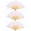 9Pièces Éventail Bambou Pliable DIY Décoration Portable Élégant 1