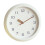 12in Silent Quartz Round Clock Creamy White 1xAA 2