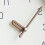 12in Silent Quartz Round Clock Creamy White 1xAA 3