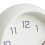 12in Silent Quartz Round Clock Creamy White 1xAA 7