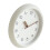 12in Silent Quartz Round Clock Creamy White 1xAA 11