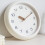 12in Silent Quartz Round Clock Creamy White 1xAA 8