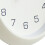 12in Silent Quartz Round Clock Creamy White 1xAA 5