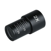 Biological Microscope Eyepiece 2X Barlow Lens for 23.2mm Mount Port Biological Microscope