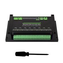 RP2350 Dual-Core Double-Frame Industrial Control Board 8-Channel Network Relay Supports Digital Input with Isolation A