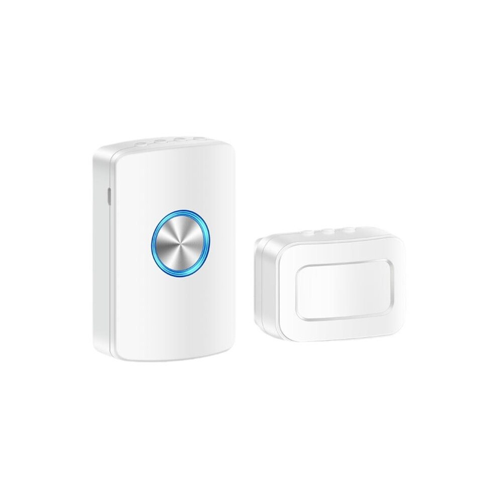 Brecantia White Ir Wireless Motion Sensor Door Bells Chime For Home/Retail Store Store Entrance Alert Bell 45 Ringtones