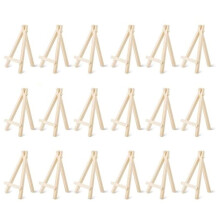 18pcs Wood Display Easel,Small Wooden Easel for Small Canvas Holder,Kids Crafts,Signs,Photos,Gift,DIY Crafts