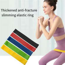 Rubber Resistance Bands Set for Men and Women 5 Different Resistance Levels Elastic Band for Booty Legs Training Yoga