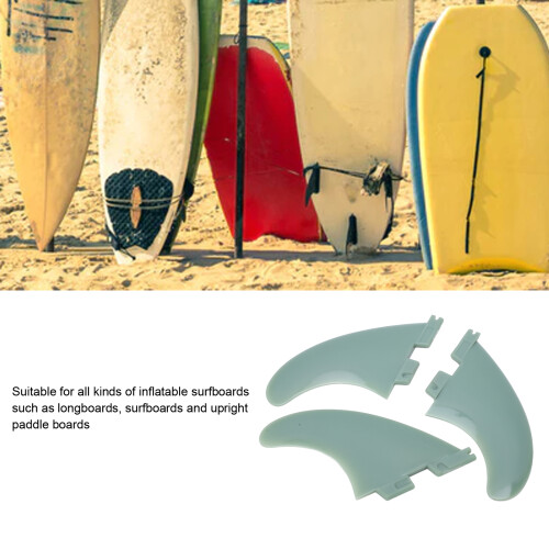 Fiberglass Paddle Board Fins Green