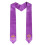 Cérémonie Violet Satin Brodée Croix Pour 1