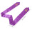 Cérémonie Violet Satin Brodée Croix Pour 2