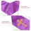 Cérémonie Violet Satin Brodée Croix Pour 9