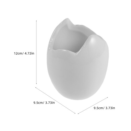 Weiße Keramik Eierform Schale Für Und Snacks 1