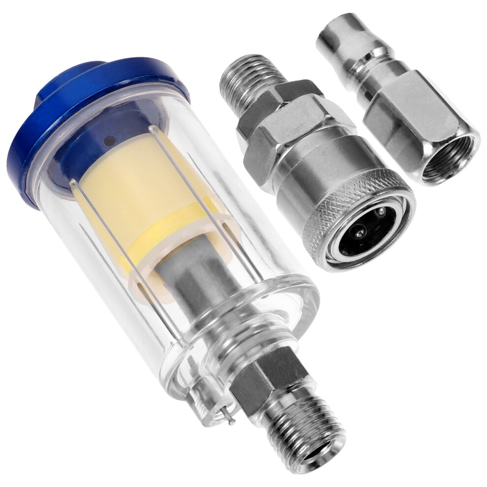 3Sets Inline Plastic Oil-Water Separator Filter For Air Compressor Use 362441458124