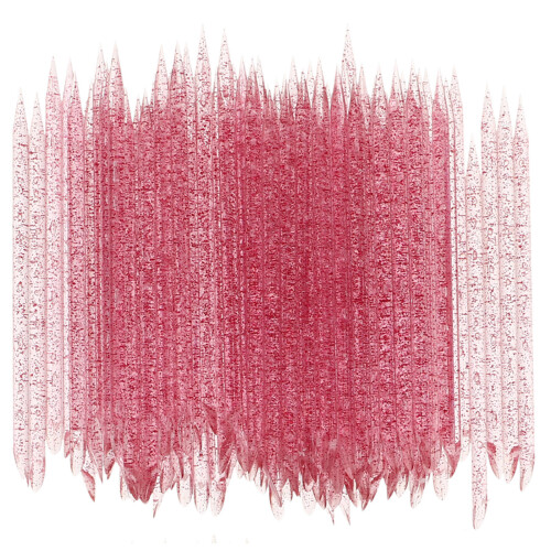 1800Pièces Accessoires Ongles Double-Embout Pousse-Cuticule Rosé 1