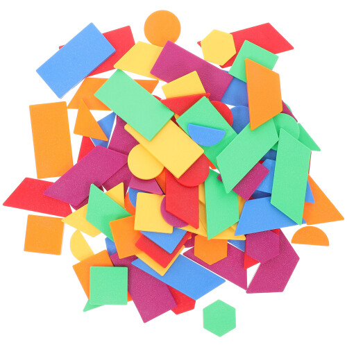 192Pcs Assorted Plastic Shape Sorting Puzzle Toys for Preschool Kids