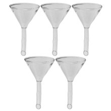 5Pcs Clear Glass Funnels for Kerosene Lanterns and Oil Lamp Refills