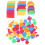 192Pcs Assorted Plastic Shape Sorting Puzzle Toys for Preschool Kids 3