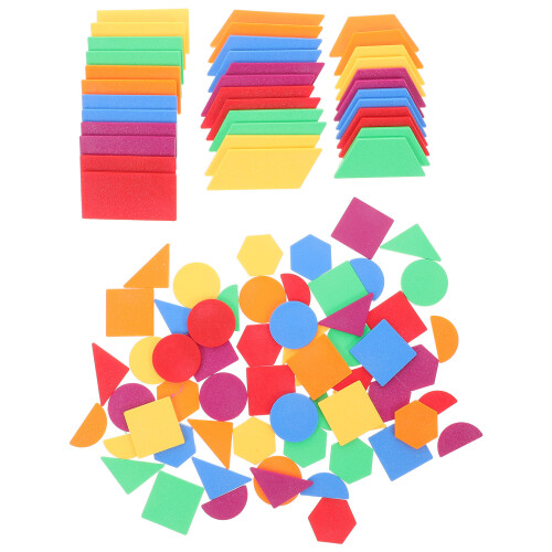 192Pcs Assorted Plastic Shape Sorting Puzzle Toys for Preschool Kids 2